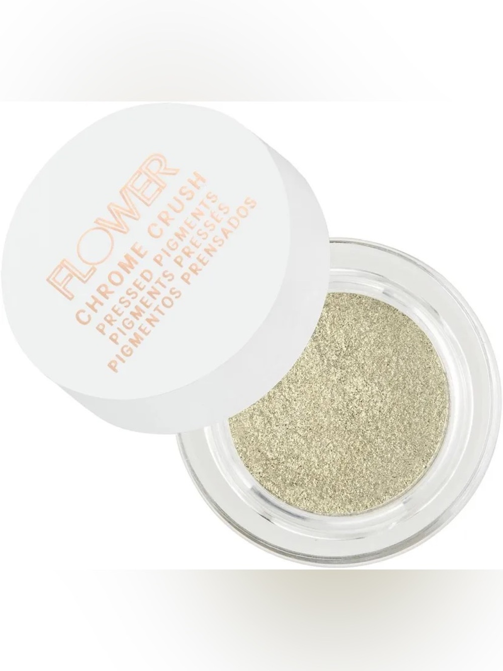 Flower Chrome Crush Pressed Pigment In Jade